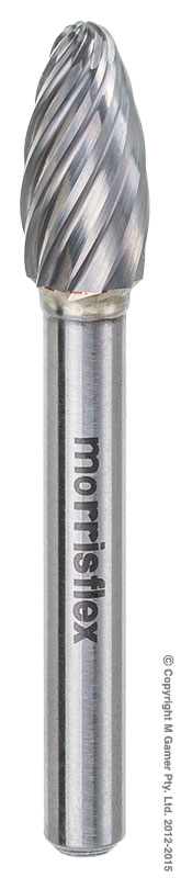 Stainless Steel Radiused Tree Burr - Size 3